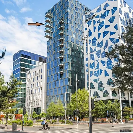 Modern 2bed Sea View @ Barcode Apartament Oslo
