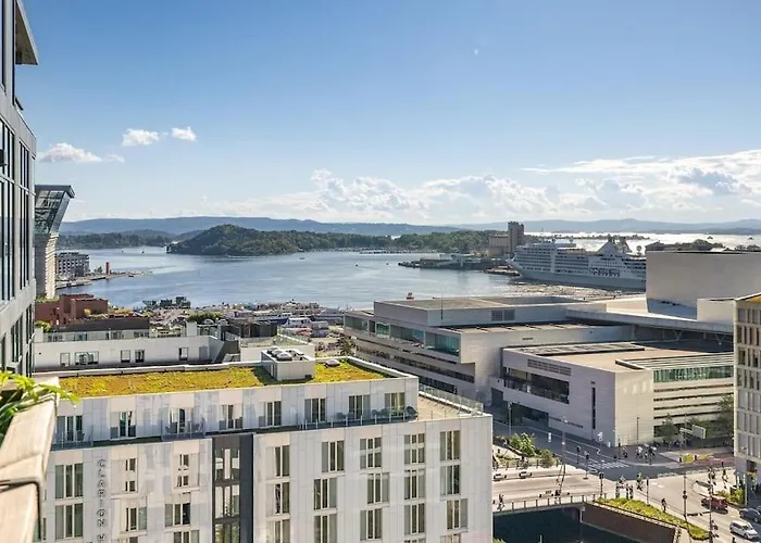 Lägenhet Modern 2bed Sea View @ Barcode Oslo