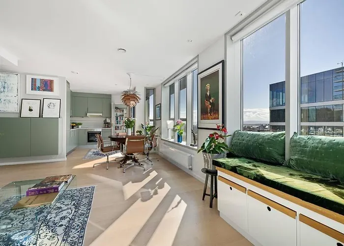 Lägenhet Modern 2bed Sea View @ Barcode Oslo