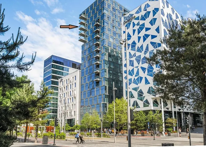 Modern 2bed Sea View @ Barcode Lägenhet Oslo